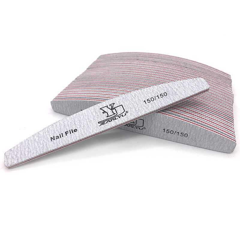 10 kom./lot Brodska turpija za nokte Buffer Brušenje 150/150 Prijenosni lak za pedikuru Grit Beauty All UV Gel Profesionalni umjetnički alati za sjaj