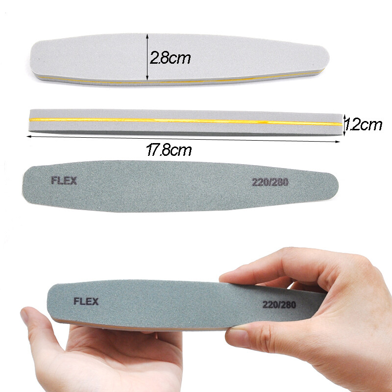 5/10 buc. blocuri de pile de unghii cu diamante din burete lac de unghii lustruire pile tampon de șlefuire 100/180 220/280 Limas instrumente de lustruit manichiură