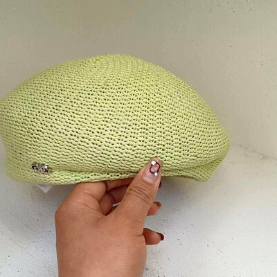 Vászon svájcisapka nőknek 2023 nyári vékony légáteresztő formatervezés gombás sapka sokoldalú temperamentum festő sapka