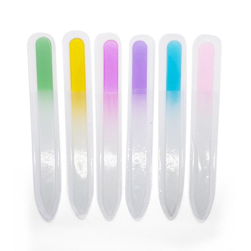 4 vnt. cyrstal stiklo nagų dildė Patvari šlifavimo šlifavimo popierius poliravimo dildė manikiūro nagų dailės priedai