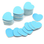 50 kom. Profesionalne turpije za nokte 180 180 Plavi pufer blok za manikuru Kreativna EVA ploča u obliku srca Pedikura Alat za brušenje noktiju