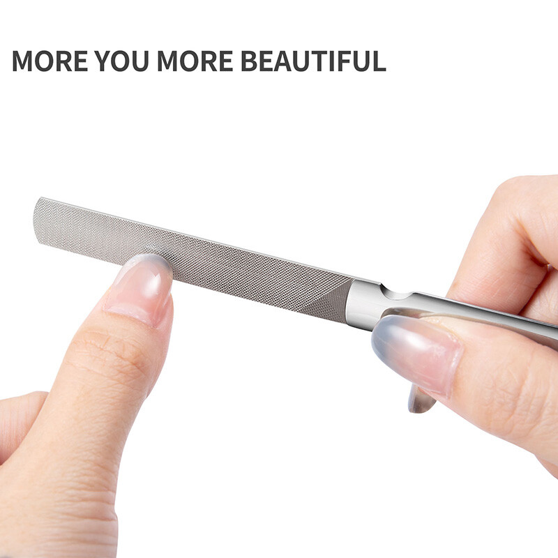 Dvostrana turpija za nokte Brusni papir od nehrđajućeg čelika Brušenje noktiju Brušenje Poliranje Alati za njegu manikure