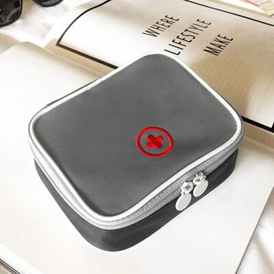 1 τεμ. Εξωτερικό κιτ πρώτων βοηθειών Τσάντα Ταξίδι στο σπίτι Κάμπινγκ Φορητό μίνι ροζ ιατρική θήκη Τσάντες αποθήκευσης χαπιών Κιτ επείγουσας ανάγκης