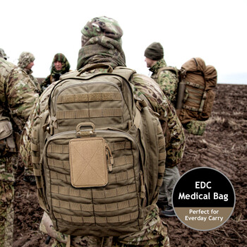 Tactical Molle EDC Pouch Медицински комплекти за първа помощ Органайзер Тактически портфейл Малка чанта Аксесоари за лов на открито Жилетка Оборудване