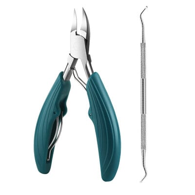 Pirštų nagų kirpimo mašinėlės įaugusių kojų nagų įrankis Profesionalus storų nagų negyvos odos nešvarumų valiklis Super Sharp Curved Blade nagų įrankis