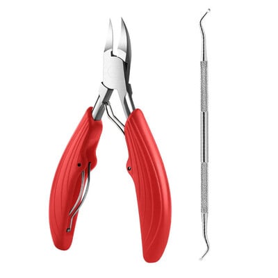 Pirštų nagų kirpimo mašinėlės įaugusių kojų nagų įrankis Profesionalus storų nagų negyvos odos nešvarumų valiklis Super Sharp Curved Blade nagų įrankis