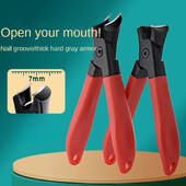 Nove škare za nokte protiv prskanja velike, debele, tvrde posebne škare za nokte Dijagonalna kliješta Škare za nokte Alati za kućansku manikuru