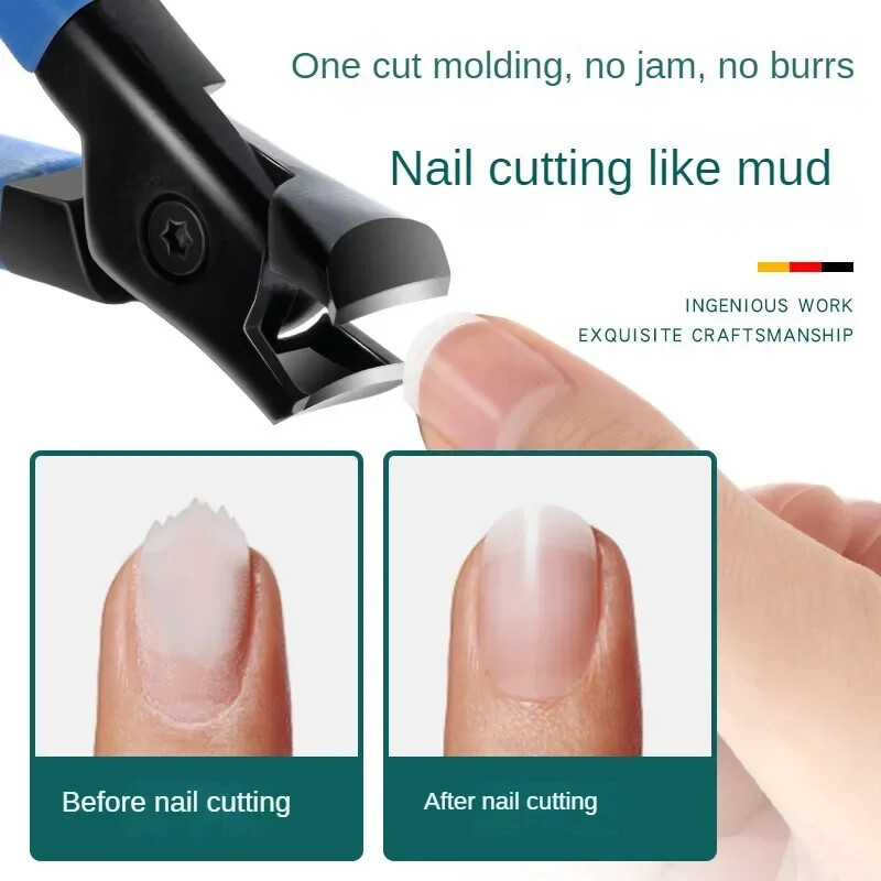 Nove škare za nokte protiv prskanja velike, debele, tvrde posebne škare za nokte Dijagonalna kliješta Škare za nokte Alati za kućansku manikuru