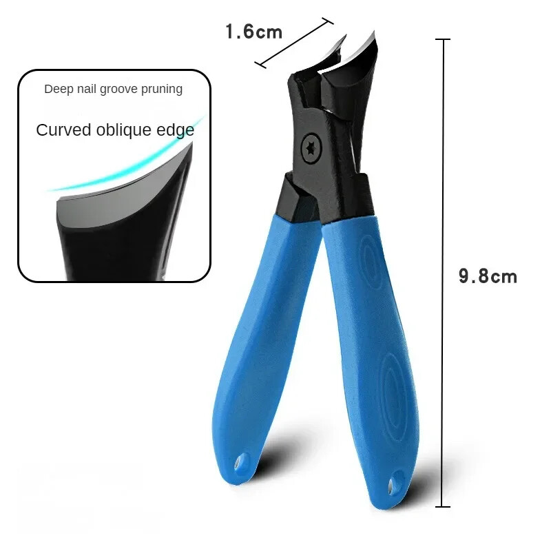 Nove škare za nokte protiv prskanja velike, debele, tvrde posebne škare za nokte Dijagonalna kliješta Škare za nokte Alati za kućansku manikuru
