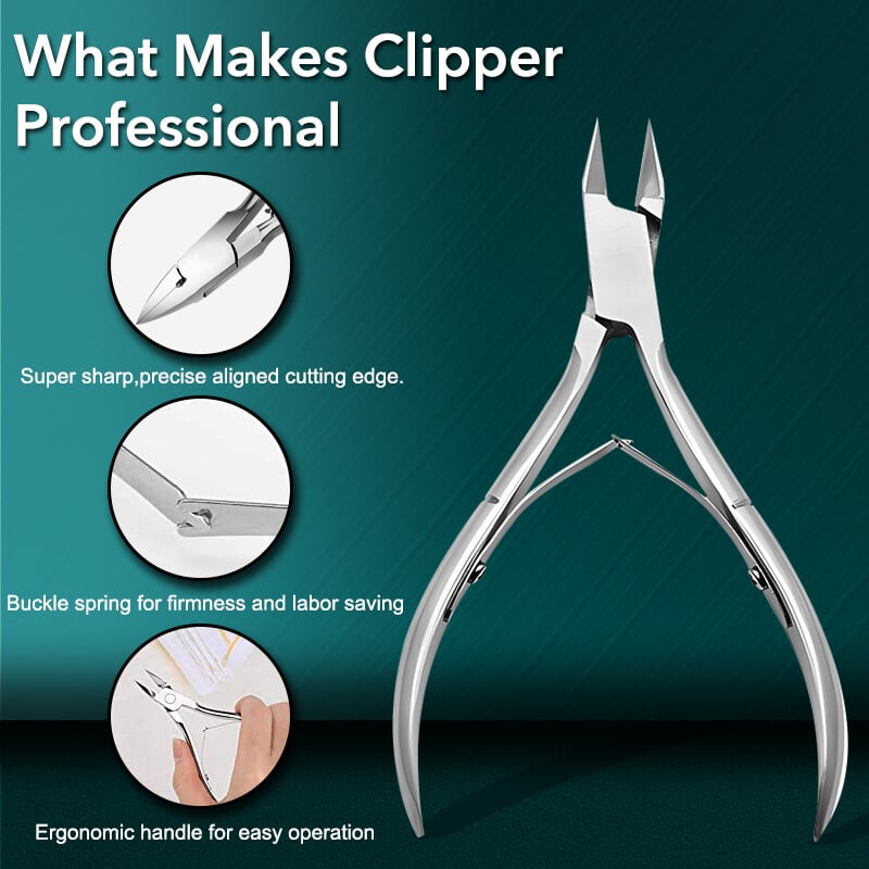 Dispozitive de tăiat unghii Foarfece mari pentru unghii Clește de vultur Clește de pedichiură pentru unghii cu incrustație pentru unghii Tasă de unghii cu gură de vultur