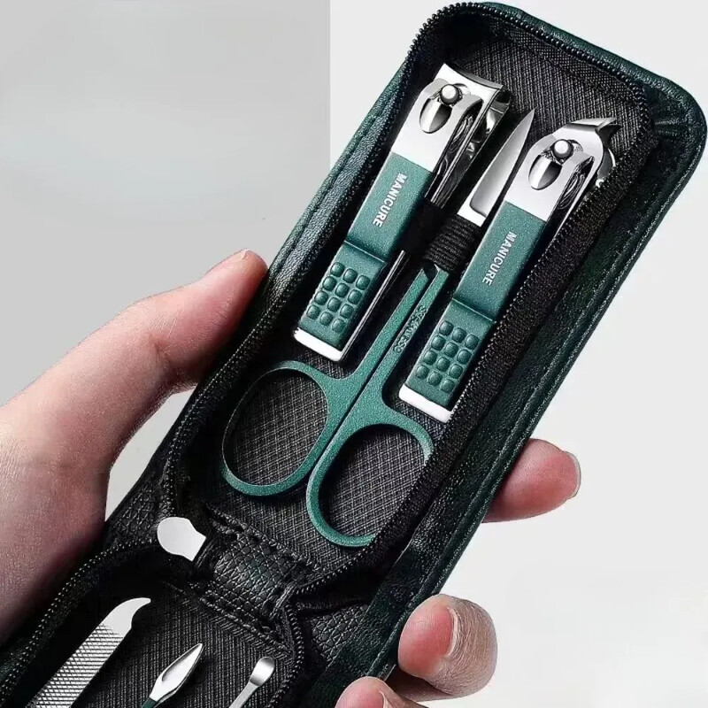 Set de 6 bucăți foarfece pentru unghii de uz casnic, de gamă largă, pentru bărbați și femei, mașini speciale de tăiat unghii, instrumente de frumusețe pentru manichiură, instrumente portabile pentru manichiură