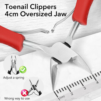 Νυχοκόπτες Ingrown Toenail Podiatry Correction Nippers Cuticle Cutters Cut Paronychia Pedicure Manicure Hand Foot Care