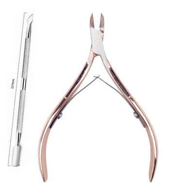 1 kom Klješta za zanoktice Škare za manikuru noktiju Trimer Odstranjivač mrtve kože Pedikura Rezači od nehrđajućeg čelika Alati za uređenje noktiju