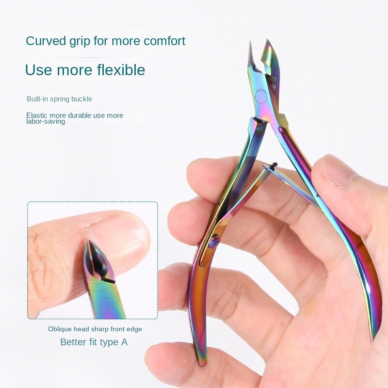 1 kom Klješta za zanoktice Škare za manikuru noktiju Trimer Odstranjivač mrtve kože Pedikura Rezači od nehrđajućeg čelika Alati za uređenje noktiju