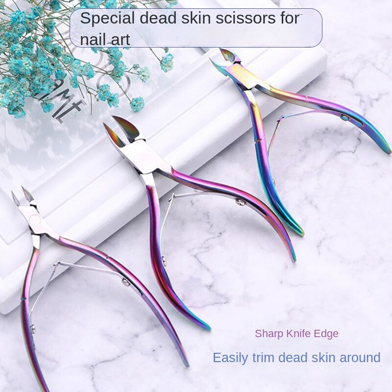 1 kom Klješta za zanoktice Škare za manikuru noktiju Trimer Odstranjivač mrtve kože Pedikura Rezači od nehrđajućeg čelika Alati za uređenje noktiju