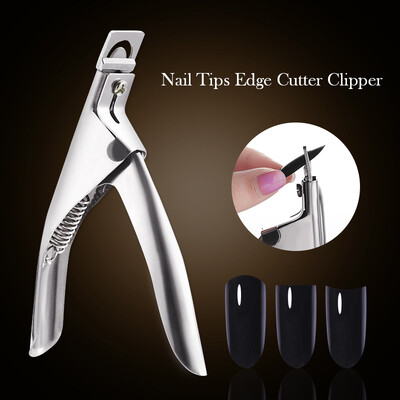 Επαγγελματικά νυχοκόπτες Fake Nail Cutter Word False Tips Πένσα μανικιούρ γκιλοτίνα για νύχια
