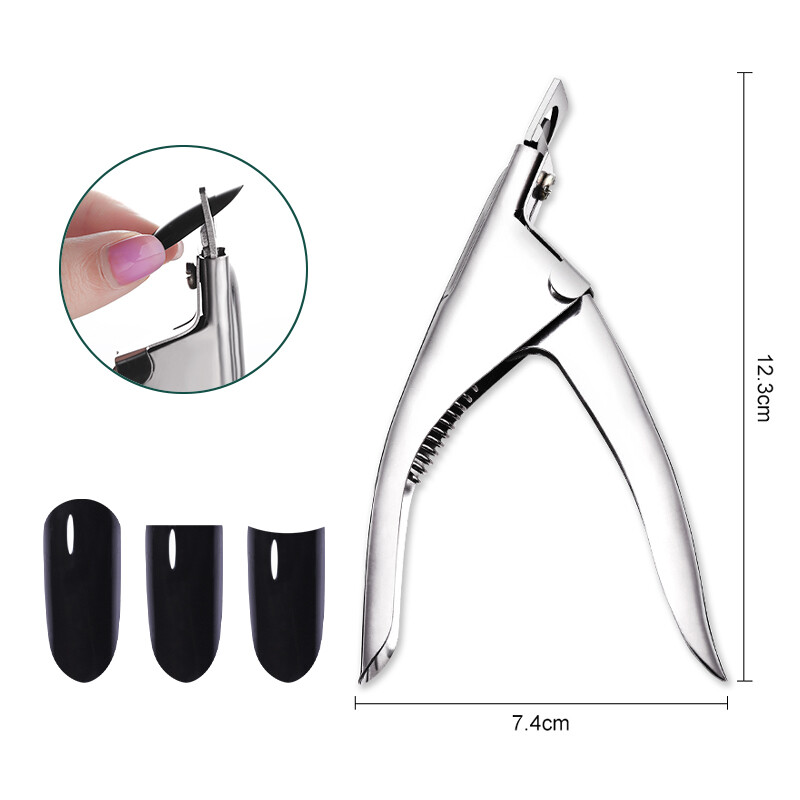 Profesionalne škare za nokte Lažni rezači za nokte Word False Tips Rezači s ravnim rubovima Kliješta za manikuru Giljotina Kapsula za nokte