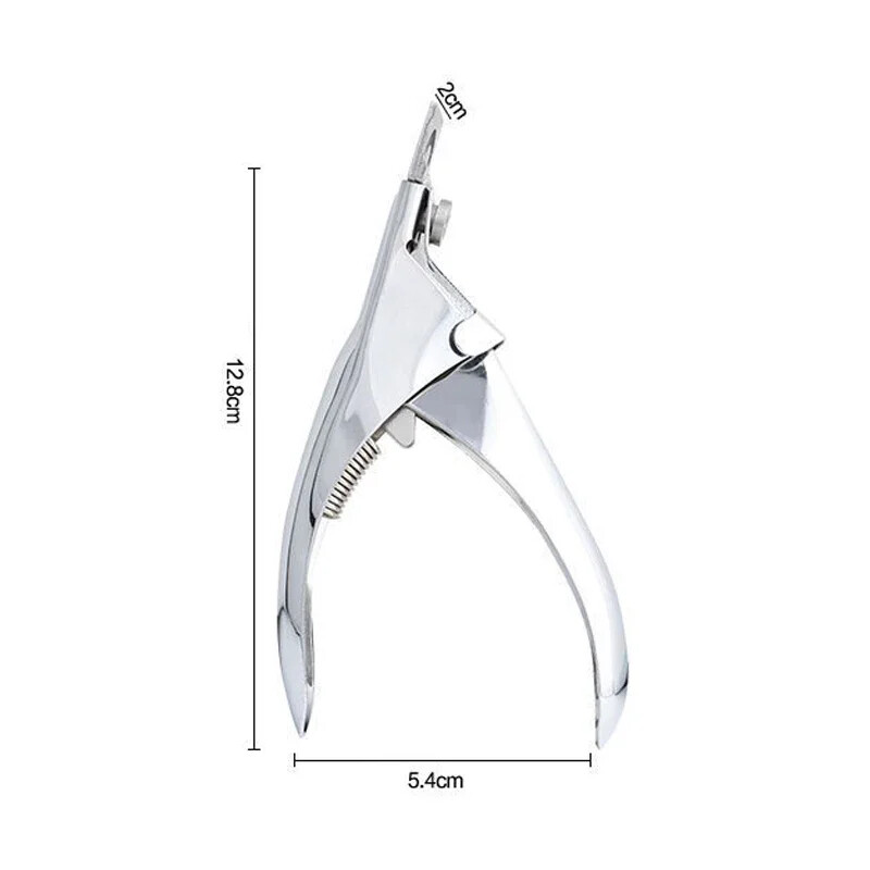 3 spalvų U Word kirpimo nagų dailės kirpimo mašinėlės prancūziškos netikros nagų antgaliai kraštų pjaustyklės nerūdijančio plieno žirklės „pasidaryk pats“ manikiūro įrankis