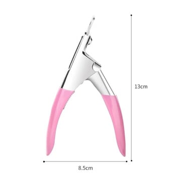 Fake Nail Cutter Type U Word False Tips Επαγγελματικά νυχοκόπτες ίσιες κοπτικές άκρες Μανικιούρ πένσα γκιλοτίνα νυχιών