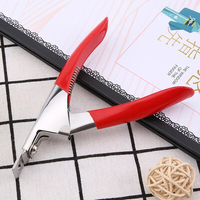 Fake Nail Cutter Type U Word False Tips Επαγγελματικά νυχοκόπτες ίσιες κοπτικές άκρες Μανικιούρ πένσα γκιλοτίνα νυχιών