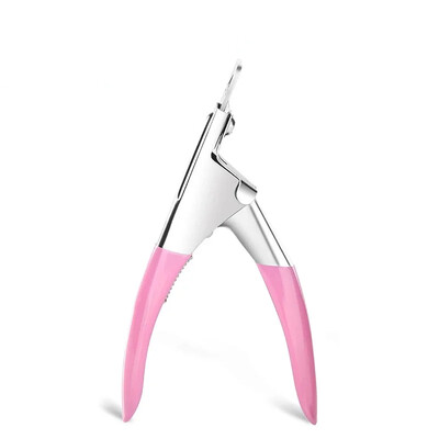 Fake Nail Cutter Type U Word False Tips Επαγγελματικά νυχοκόπτες ίσιες κοπτικές άκρες Μανικιούρ πένσα γκιλοτίνα νυχιών
