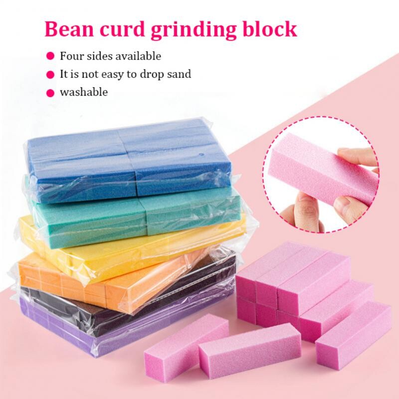 Nails Buffer Grind Buffing Block Turpija za nokte Za pedikuru Njega manikure Nail Art Sponge Buffer Polish Dodaci za nokte Alati
