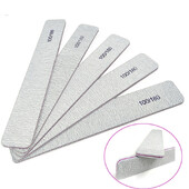 5 tk/partii küüneviil 100/180 plokkhall sirge servaga pulk küünte lihvimispuhver maniküür küüneviilid salong Glitter küünekunsti tööriistad