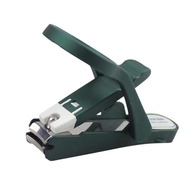 Nagyítós körömvágók Kiváló minőségű fröccsenésgátló rozsdamentes acél köröm időseknek S1H2