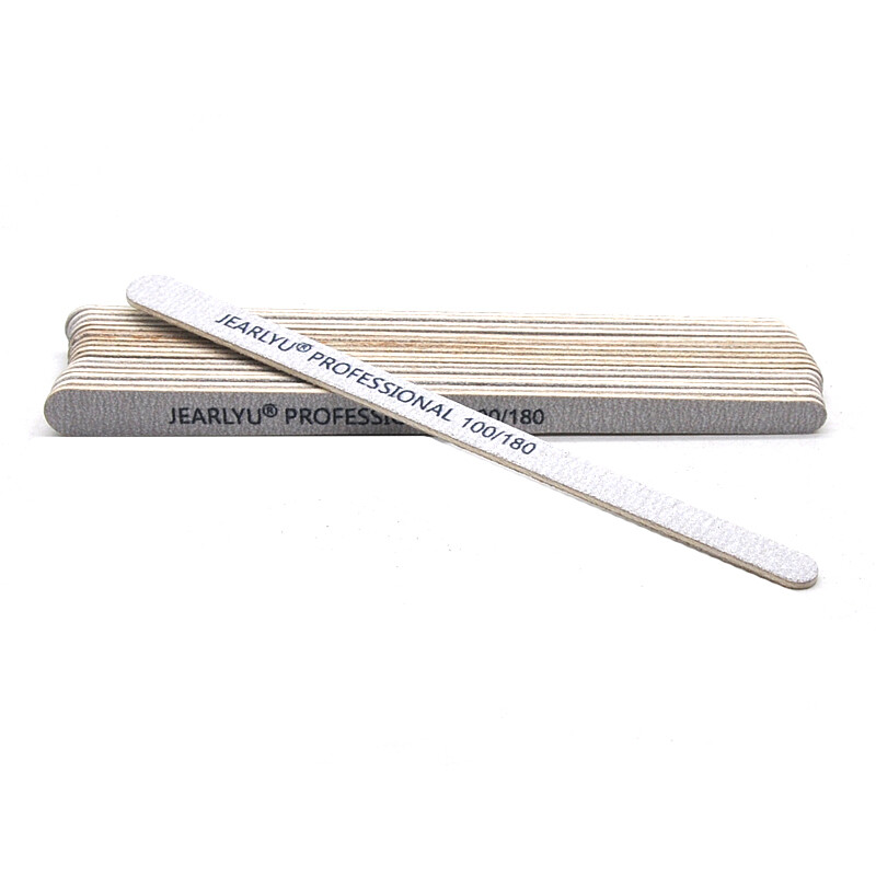 10 tk / partii tarvikud Professionaalsed küüneviilitööriistad Kahe otsaga smirgel varbaküünte maniküüri jaoks 100/180/240 lihvimispuhvrite komplekt Poleer