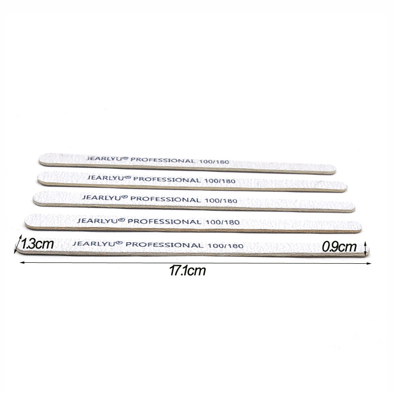 10 tk / partii tarvikud Professionaalsed küüneviilitööriistad Kahe otsaga smirgel varbaküünte maniküüri jaoks 100/180/240 lihvimispuhvrite komplekt Poleer