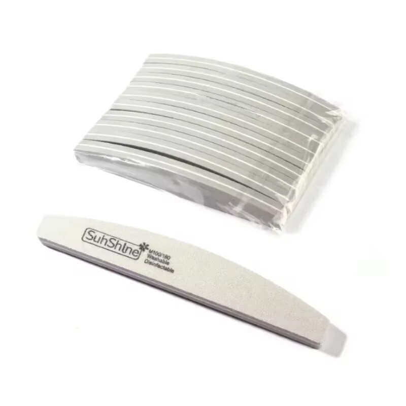 10 vnt. Dvipusės nagų dildės blokeliai Spalvingi kempinės nagų lakas Buffing Šlifavimo Buferinės juostelės Poliravimas Pedikiūras Manikiūro nagai