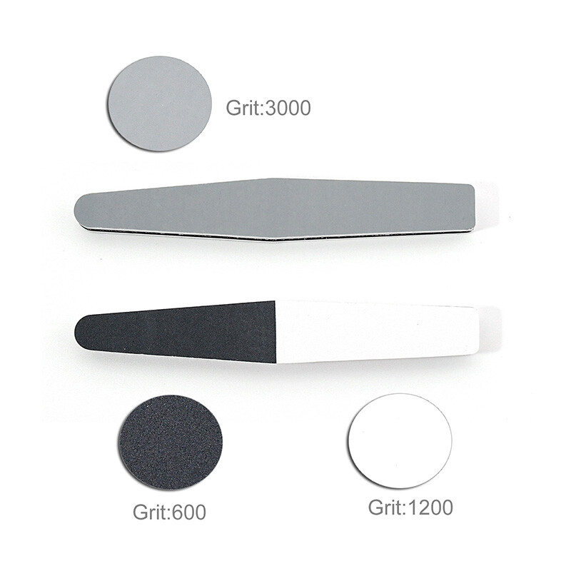3/5/10 vnt. kempinės nagų buferio dildės Smėlio paviršius Blizgantis Art Nagų galiukai Guminės poliravimo juostelės Profesionalūs manikiūro priedai