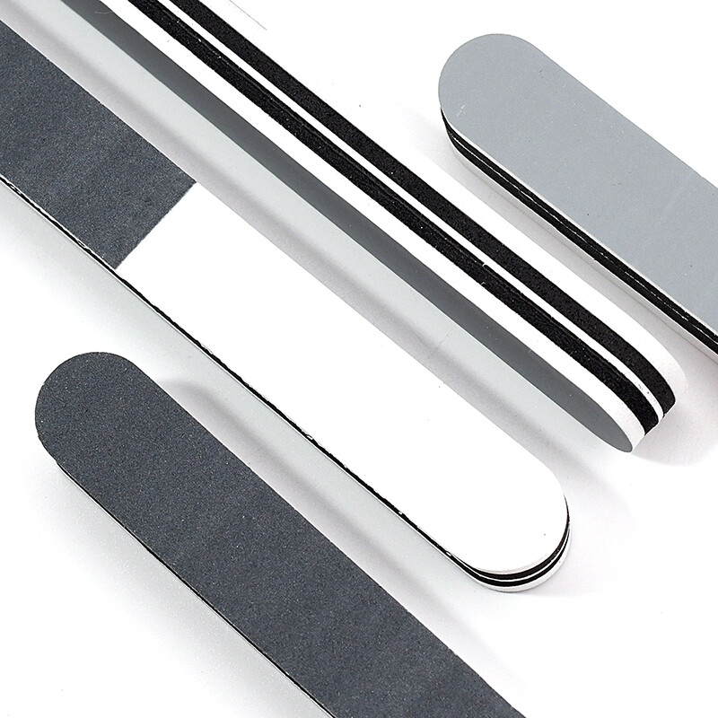 3/5/10 vnt. kempinės nagų buferio dildės Smėlio paviršius Blizgantis Art Nagų galiukai Guminės poliravimo juostelės Profesionalūs manikiūro priedai