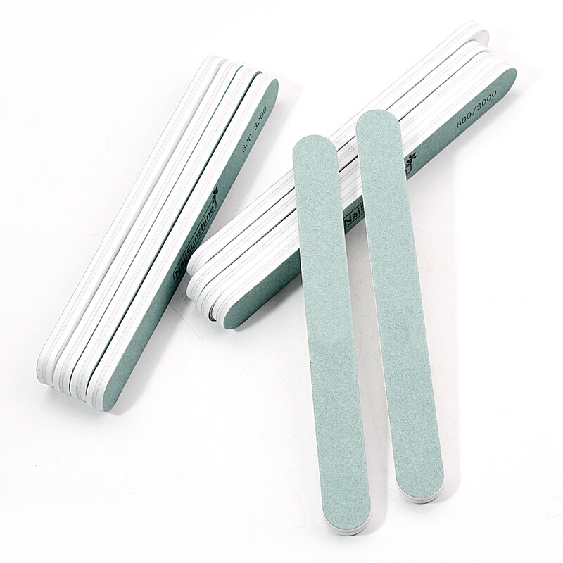 3/5/10 vnt. kempinės nagų buferio dildės Smėlio paviršius Blizgantis Art Nagų galiukai Guminės poliravimo juostelės Profesionalūs manikiūro priedai