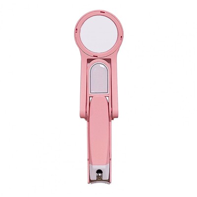 Φορητό ψαλίδι νυχιών Ψαλίδι νυχιών με μεγεθυντικό φακό Πρακτικό νυχοκόπτη κατά του πιτσιλίσματος με μεγεθυντικό φακό για ηλικιωμένους