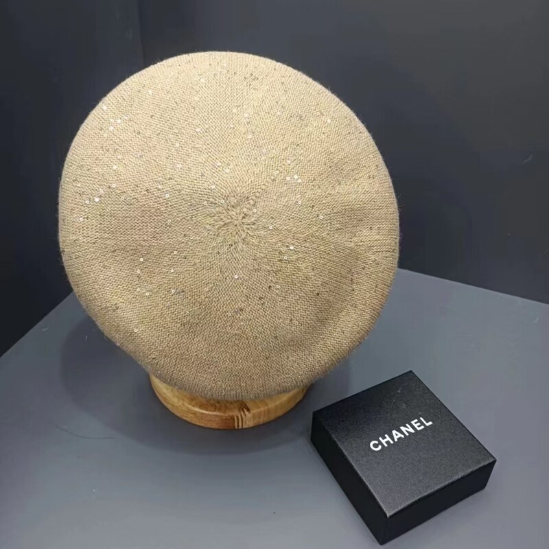 Jesen i zima 2024., nova baršunasta beretka sa šljokicama, ženski svestrani šešir koji naglašava lice, trendovski i moderan šešir