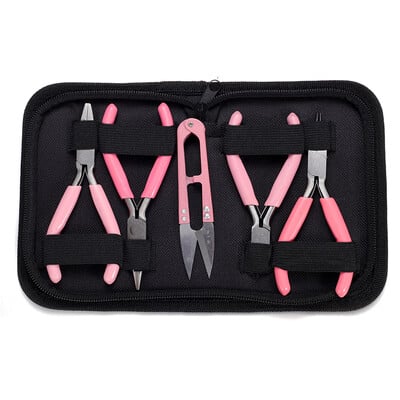 1 pachet de seturi de consumabile pentru bijuterii cu clești de bijuterii, deschizător de inele de săritură, foarfece pentru repararea bijuterii, fabricarea de bijuterii