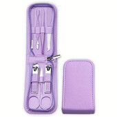 7 τμχ Σετ νυχοκόπτη Εργαλεία προσωπικής περιποίησης Ψαλίδι φρυδιών Φορητό πολυτελές σετ μανικιούρ Κιτ πεντικιούρ Φωτεινό χρώμα