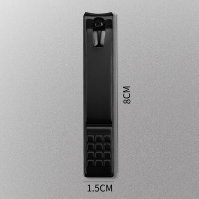 Μαύρο νυχοκόπτη από ανοξείδωτο ατσάλι Κόφτης νυχιών Χοντρό ψαλίδι Πένσα νυχιών στα δάχτυλα Επαγγελματικό Σετ εργαλείων κοπής μανικιούρ