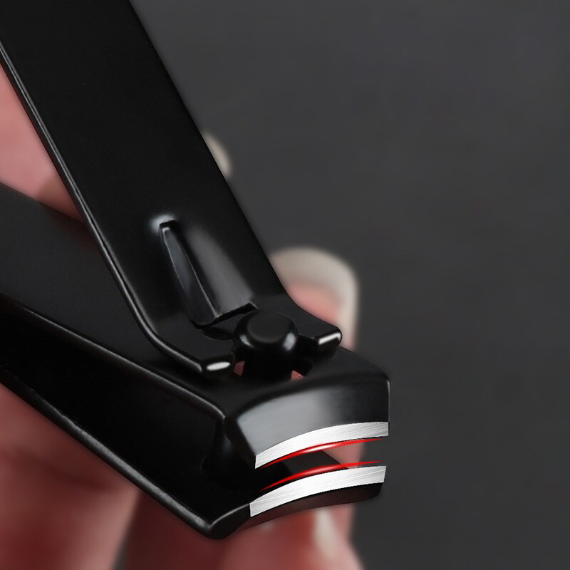 Μαύρο νυχοκόπτη από ανοξείδωτο ατσάλι Κόφτης νυχιών Χοντρό ψαλίδι Πένσα νυχιών στα δάχτυλα Επαγγελματικό Σετ εργαλείων κοπής μανικιούρ