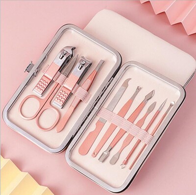 Jauns nagu griešanas manikīra komplekts, Travel Mini nagu Clippers Kit Pedikīra kopšanas rīki, Nerūsējošā tērauda kopšanas komplekts