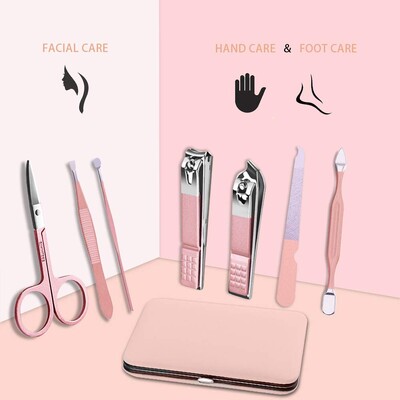 Jauns nagu griešanas manikīra komplekts, Travel Mini nagu Clippers Kit Pedikīra kopšanas rīki, Nerūsējošā tērauda kopšanas komplekts