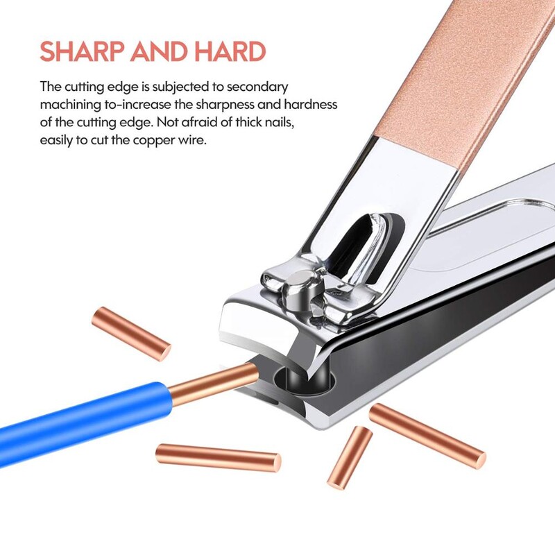 Naujas nagų kirpimo manikiūro rinkinys, kelionių mini nagų kirpimo priemonių rinkinys pedikiūro priežiūros įrankiai, nerūdijančio plieno priežiūros rinkinys