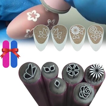 4/610/15PCS Πινέλο με κουκκίδες Nail Art Σετ στυλό σφραγίδας Εργαλεία μανικιούρ Ζωγραφική λουλουδιών Σχέδιο στυλό για γκράφιτι νυχιών