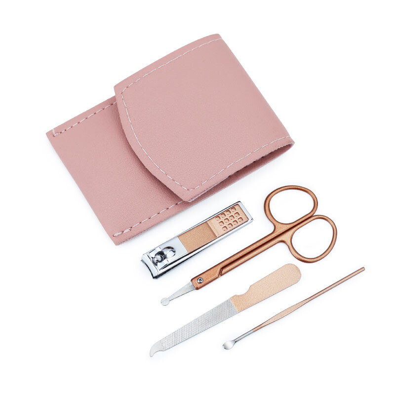 Arte Clavo manikīra komplekts pedikīra komplekti nagu griezējs nerūsējošā tērauda profesionālie nagu griešanas instrumenti ar ceļojumu futrāļa komplektu