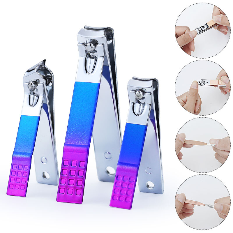 Arte Clavo manikīra komplekts pedikīra komplekti nagu griezējs nerūsējošā tērauda profesionālie nagu griešanas instrumenti ar ceļojumu futrāļa komplektu