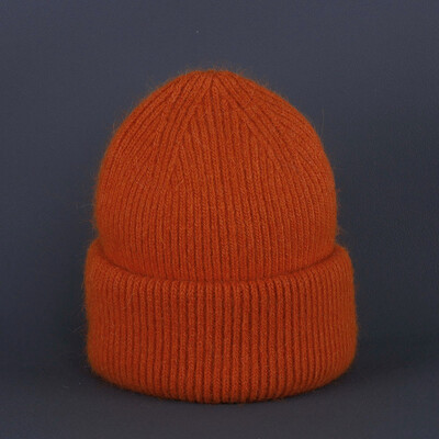 Χειμωνιάτικο ζεστό καπέλο Angora Beanie για γυναίκες κορίτσια με γούνα κουνελιού Χνουδωτά πλεκτά καπέλα Earflap Μαλακό ζεστό SKI Snow outdoor Skullies