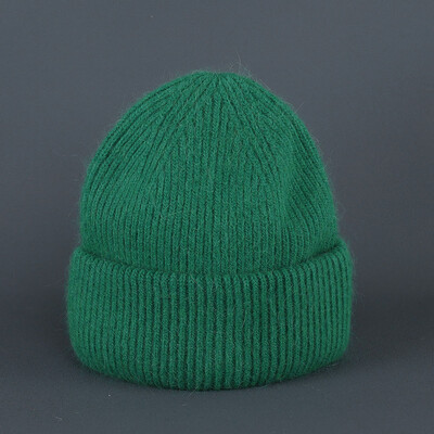 Χειμωνιάτικο ζεστό καπέλο Angora Beanie για γυναίκες κορίτσια με γούνα κουνελιού Χνουδωτά πλεκτά καπέλα Earflap Μαλακό ζεστό SKI Snow outdoor Skullies