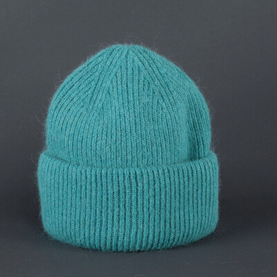 Χειμωνιάτικο ζεστό καπέλο Angora Beanie για γυναίκες κορίτσια με γούνα κουνελιού Χνουδωτά πλεκτά καπέλα Earflap Μαλακό ζεστό SKI Snow outdoor Skullies