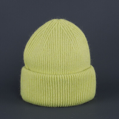 Χειμωνιάτικο ζεστό καπέλο Angora Beanie για γυναίκες κορίτσια με γούνα κουνελιού Χνουδωτά πλεκτά καπέλα Earflap Μαλακό ζεστό SKI Snow outdoor Skullies